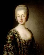 Alexandre Roslin Portrait of Sophia Magdalena of Denmark oil on canvas